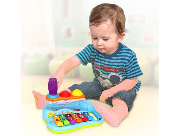 Musical Rainbow Xylophone Piano Toy - Focusgood